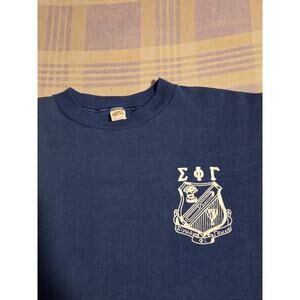 Vtg Russell Athletic Fraternity Sorority Sweatshirt 1970s Size L Sigma Gamma Rho